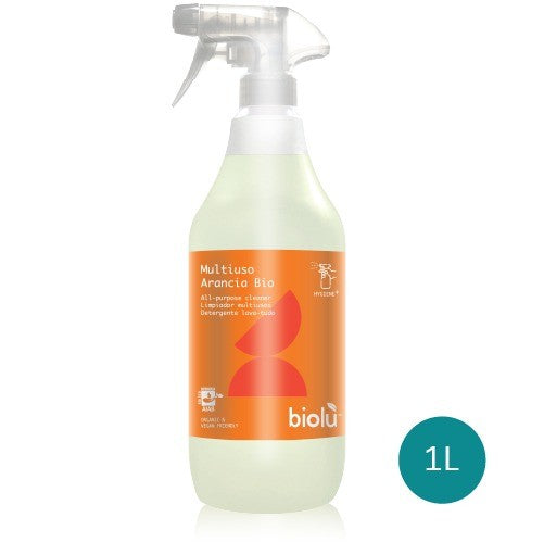 Detersivo Sgrassatutto Multiuso con Spray Biolù Bio - 1 lt